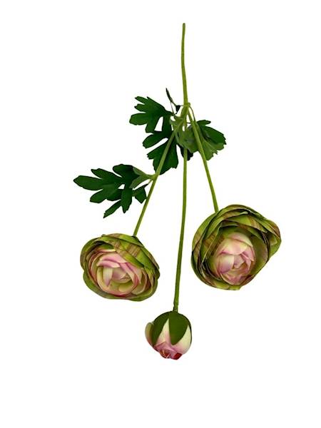 Pełnik gałązka 54 cm zielony z różem