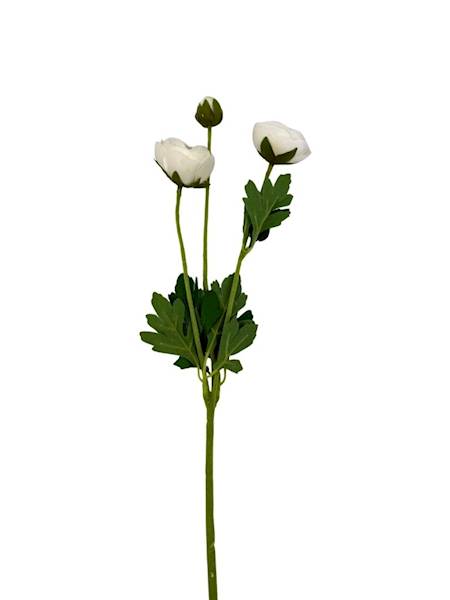 Pełnik gałązka 54 cm kremowy z zielonym