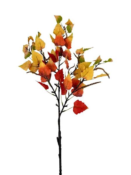 Brzoza gałązka 110 cm żółto pomarańczowa