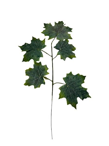 Liść winogrona gałązka 53 cm matowa zieleń
