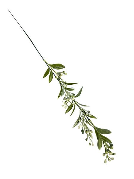 Dodatek 52 cm biało zielony 2 SZTUKI
