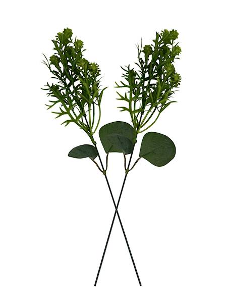 Dodatek florystyczny 49 cm zielony 2 SZTUKI