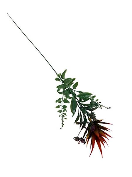 Dodatek sukulent gałązaka 46 cm pomarańczowy