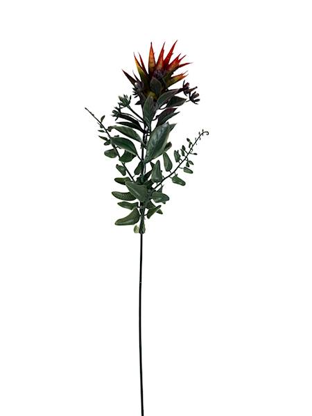 Dodatek sukulent gałązaka 46 cm pomarańczowy