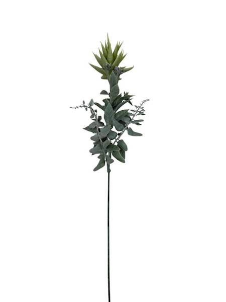 Dodatek sukulent gałązaka 46 cm jasno zielony