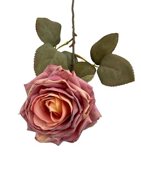 Róża gałązka 40 cm różowa