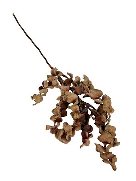 Gałązka gumowana jesienna 45 cm beż brąz