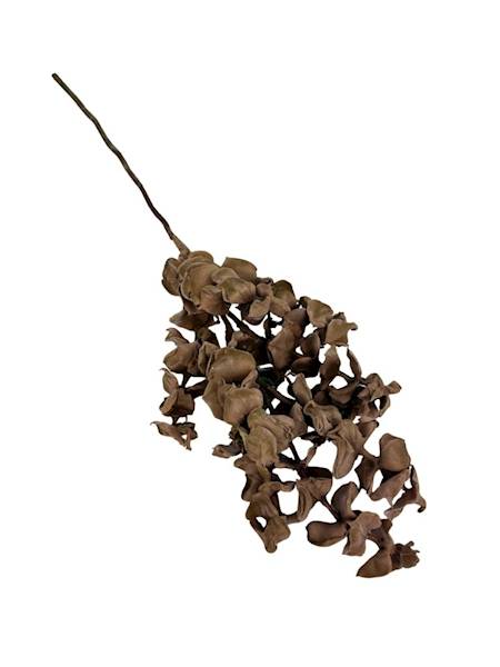 Gałązka gumowana jesienna 45 cm jasny brąz