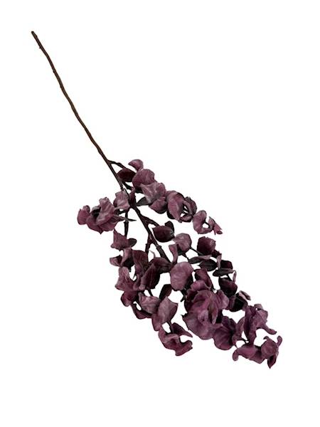 Gałązka gumowana jesienna 45 cm fiolet purpura
