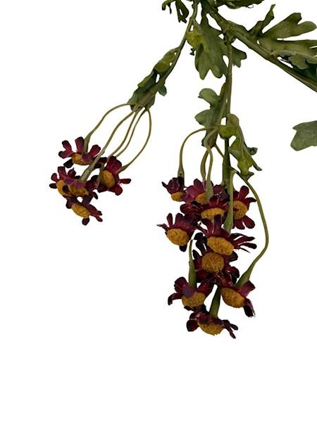 Margaretka rumianek gałązka 62 cm bordo