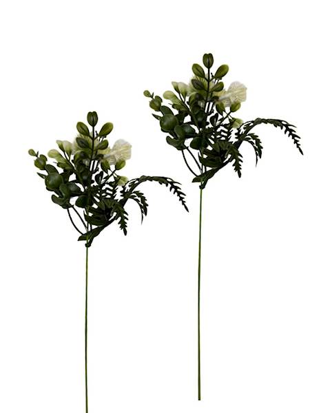 Dodatek czosnek galązka 40 cm biały 2 SZTUKI