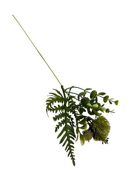 Dodatek czosnek galązka 40 cm zielony 2 SZTUKI