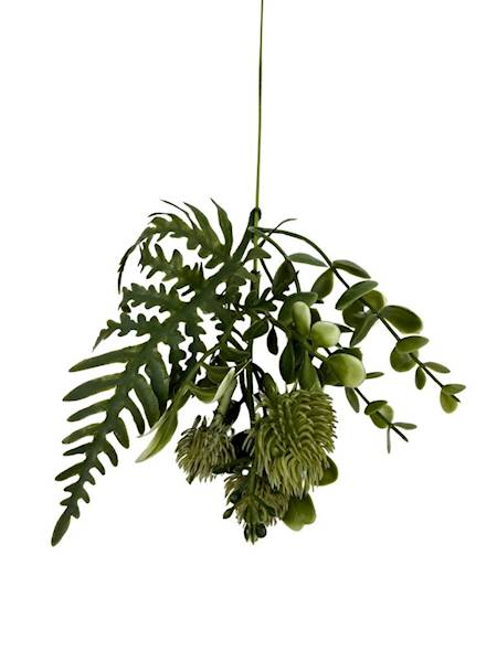 Dodatek czosnek galązka 40 cm zielony 2 SZTUKI