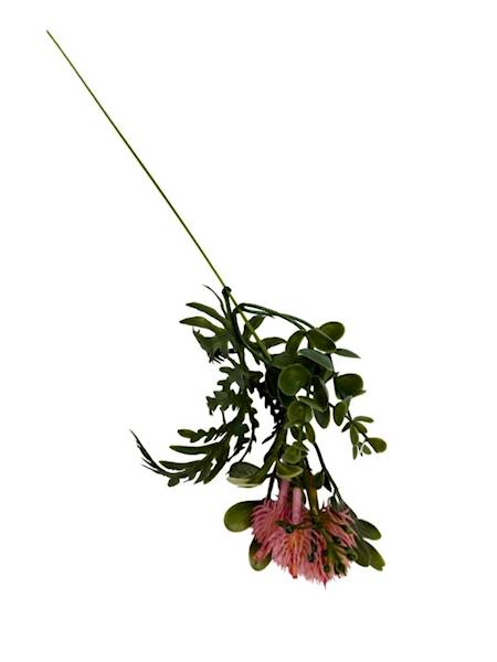 Dodatek czosnek galązka 40 cm różowy 2 SZTUKI