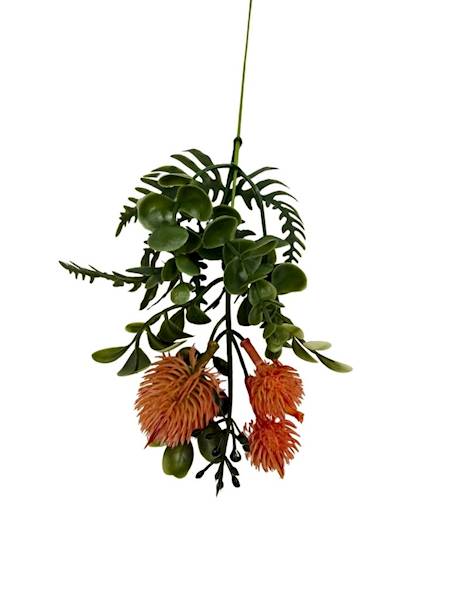 Dodatek czosnek galązka 40 cm pomarańcz 2 SZTUKI