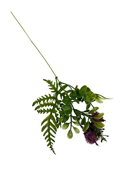 Dodatek czosnek galązka 40 cm fiolet 2 SZTUKI