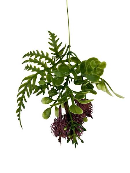 Dodatek czosnek galązka 40 cm fiolet 2 SZTUKI