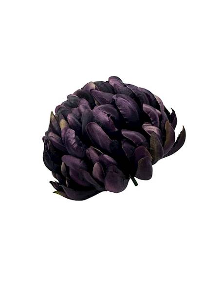 Chryzantema główka 11 cm ciemny fiolet