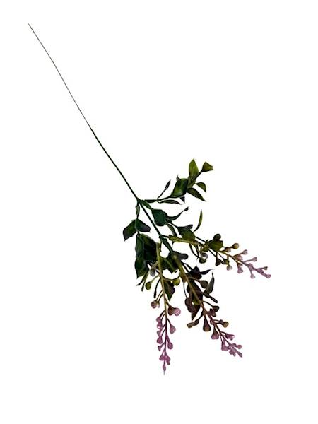 Dodatek gałązka serduszka 40 cm jasny fiolet