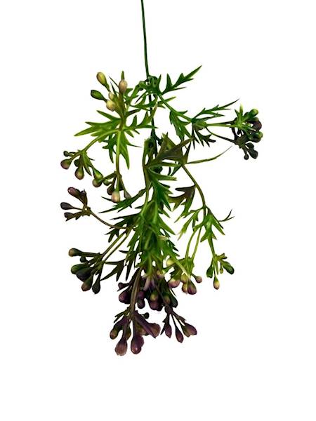 Dodatek plastikowy z kulkami 48 cm fiolet