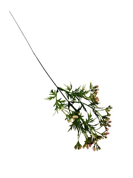 Dodatek plastikowy z kulkami 48 cm krem / czerwony