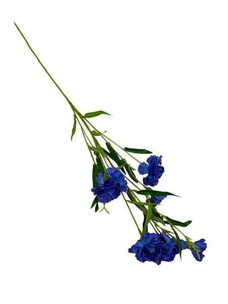 Goździk gałązka 73 cm niebieski fiolet
