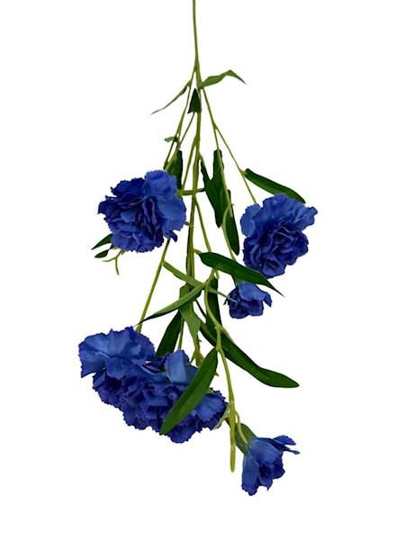 Goździk gałązka 73 cm niebieski fiolet