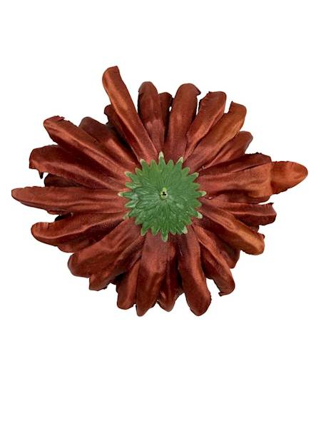 Chryzantema główka 11 cm brązowa