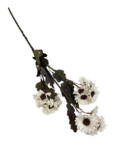 Chryzantem gałązka 64 cm biała