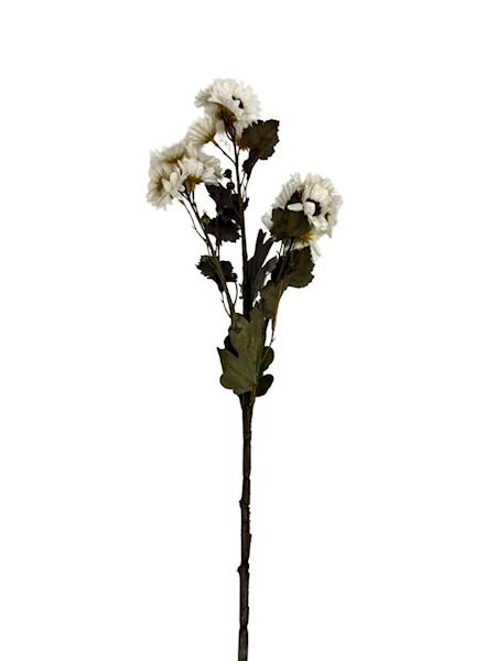 Chryzantem gałązka 64 cm biała
