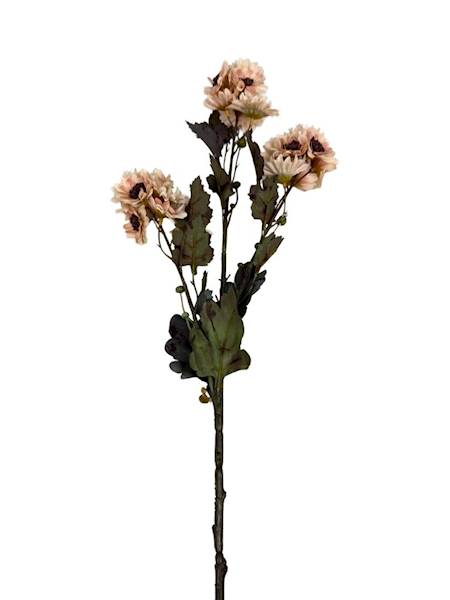 Chryzantem gałązka 64 cm jasna brzoskwinia