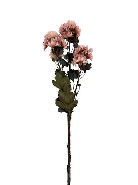 Chryzantem gałązka 64 cm jasny brudny róż