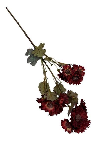 Chryzantem gałązka 64 cm bordowa