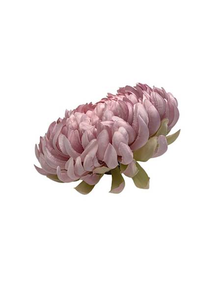Chryzantema główka XL 16 cm różowa