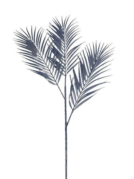Palma potrójna gałązka 77 cm niebieska
