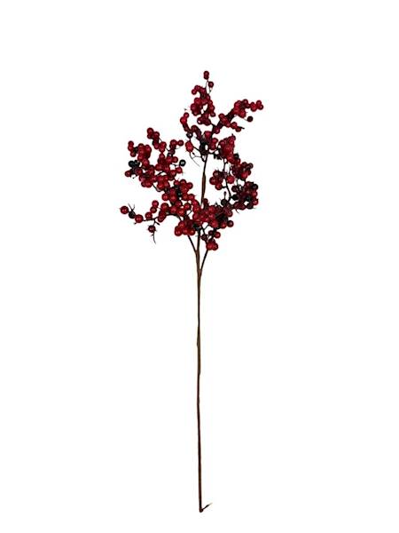 Gałązka kulki czerwone 50 cm