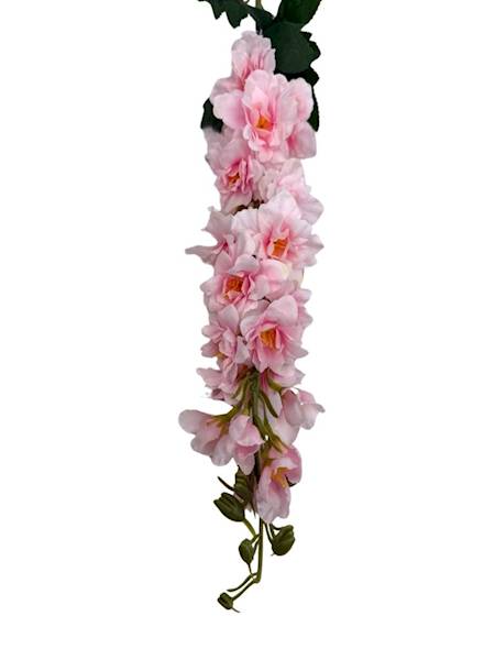 Ostróżka gałązka 90 cm jasny róż
