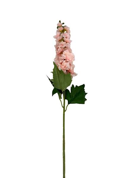 Ostróżka gałązka 90 cm pudrowy róż