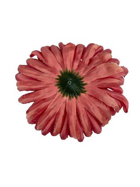 Chryzantema główka XL 16 cm brudny róż i żółty