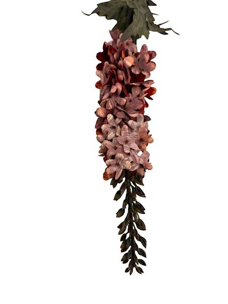 Ostróżka jesienna gałązka 87 cm pomarańcz brąz