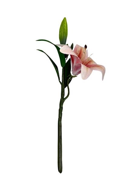 Lilia silikonowa gałązka 36 cm brzoskwiniowa