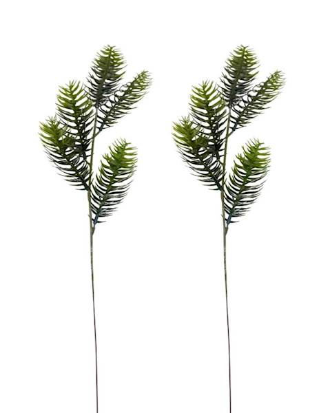 Dodatek gałązka 56 cm jasno zielony 2 SZTUKI