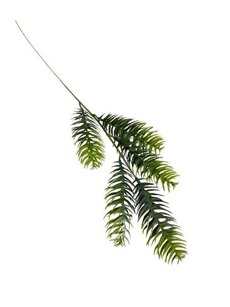 Dodatek gałązka 56 cm jasno zielony 2 SZTUKI