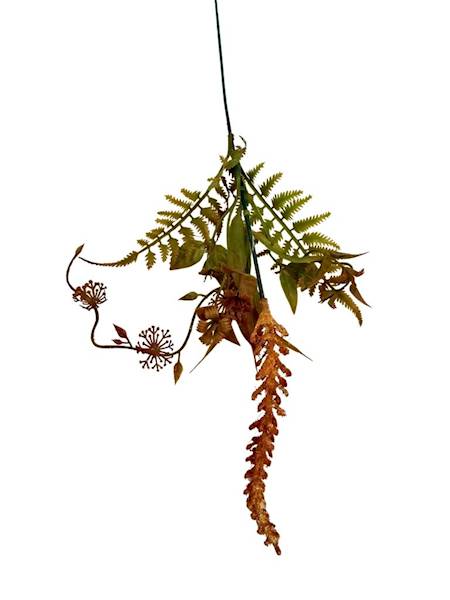 Dodatek gałązka 50 cm żółty