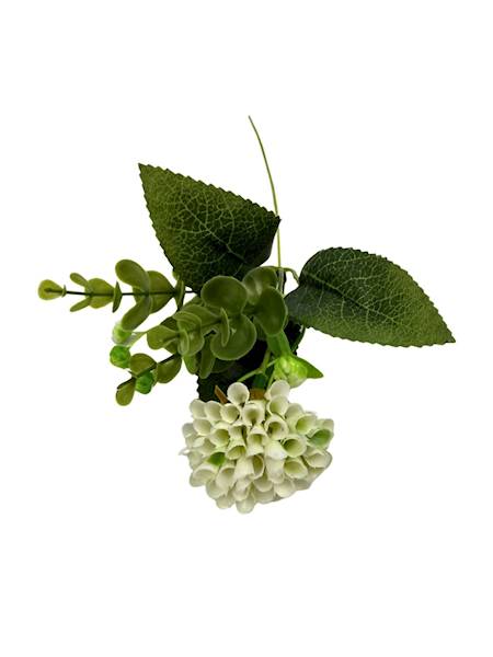 Dodatek czosnek gałązka 31 cm biały 2 SZTUKI