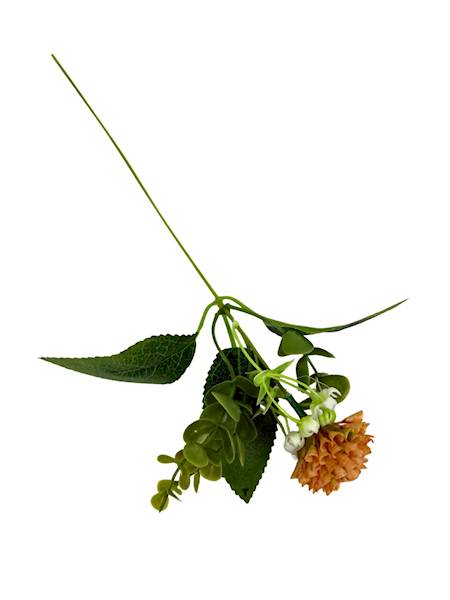 Dodatek czosnek gałązka 31 cm pomarańcz 2 SZTUKI
