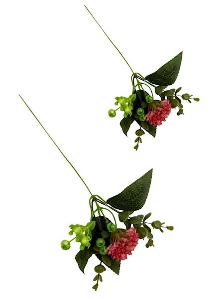 Dodatek czosnek gałązka 31 cm czerwony 2 SZTUKI