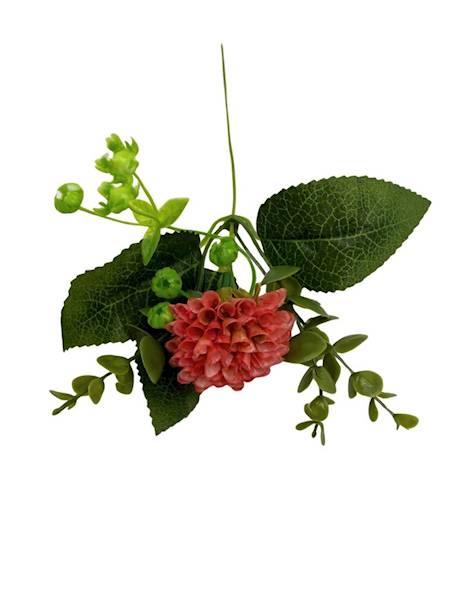 Dodatek czosnek gałązka 31 cm czerwony 2 SZTUKI
