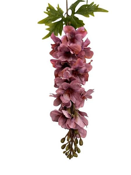 Ostróżka gałązka 86 cm brudny róż