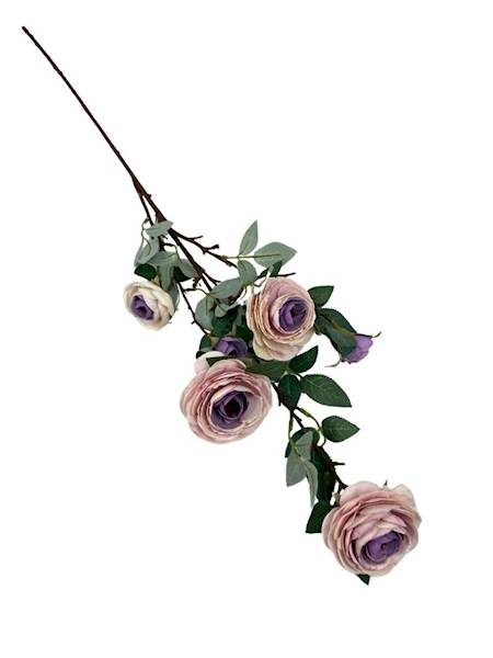Róża gałązka 90 cm jasny róż i fiolet
